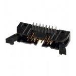 5499913-3, AMP-Latch-16 вилка на плату угл. 2.54мм с защелкой