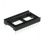 SCL-24, панелька для микросхем DIP 24 контакта широкая