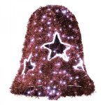 Фигура "Колокол",  LED подсветка  диам.75см  выс.80см, красный