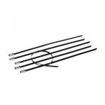 Хомут стальной с полимерным покрытием 400 x 4,6 мм (упак. 50 шт)  REXANT