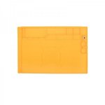 Коврик антистатический термостойкий 400х300х13 мм с отсеками под аксессуары (Sunshine SS-004E)