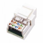 Rexant Модуль Keystone Jack RJ-45(8P8C), UTP, CAT5E, тип 180 градусов, белый