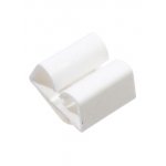 B17*20, Площадки самоклеящаяся с клипсой для кабеля (100шт)