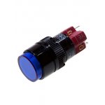 D16LAR1-1abJB, кнопка с фиксацией и LED подсветкой 250В 5А