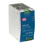 NDR-240-24, AC-DC, 240Вт, вход 90 264V AC, 47 63Гц /127 370В DC, выход 24В/10A, рег. вых 24 28В, изо