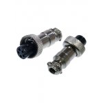 1-565-5, Разъем MIC-12 5 контактов гнездо металл на кабель