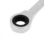 Ключ комбинированный трещоточный REXANT 12 мм, CrV, зеркальный хром