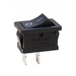 L-KLS7-013A-10111BB, переключатель черный 2 контакта 6A 250В ON-OFF (KCD1-101, SWR-41)