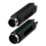 2-329, переходник MINI DIN 7 pin штекер-MINI DIN 4 pin гнездо (S-VHS) пластик