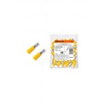 SQ0505-0006, РшИп 5,5-4 штекер (папа) желтый на провод 6мм2