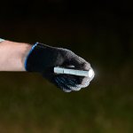 Фонарь ручной рабочий сфокусированный свет, алюминиевый корпус 1 х АА