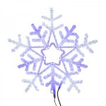 Фигура световая "Снежинка" LED c контр. белая/синяя 60*60см