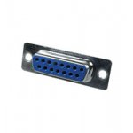 DB-15F, гнездо D-SUB 15 pin пайка на кабель