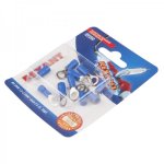 НАКОНЕЧНИК КОЛЬЦЕВОЙ изолированный ø5.3мм 1.5-2.5мм² (НКи 2.5-5 / НКи2-5 / RVS2-5) синий  REXANT (в упак. 10шт.)