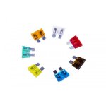 Набор автомобильных предохранителей "стандарт" в пластиковой коробке 100шт. REXANT