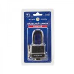 Замок навесной всепогодный 40 мм длинная дужка ЧЕТЫРЕ СЕЗОНА