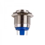 Кнопка  антивандальная Ø19  Б/Фикс (2с) (ON)-OFF выпуклая (PBS-28В-4) REXANT