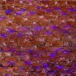 СЕТЬ 2,5х2,5м, черный ПВХ, 432 LED БЕЛЫЕ/СИНИЕ, соединяется