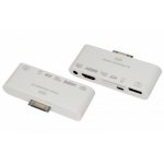 AV адаптер 6 в 1 для iPhone 4/4S на HDMI, USB, microSD, SD, 3.5 мм, microUSB