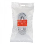 Телефонный шнур, удлинитель RJ-11(6P-4C), длина 15 метров, белый  REXANT