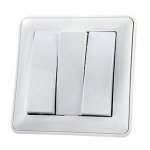 BC0516-351-18, Выключатель "WESSEN-59" 3-кл СП16А  (белый)