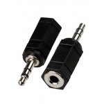 2-051 (NP-596), переходник 3.5мм штекер стерео - 3.5мм гнездо моно пластик