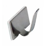 Площадки самоклеющиеся металлические с клипсой 20 х10 мм (упак. 100 шт) (ПКШМ)  REXANT