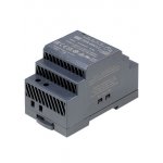 DDR-60G-12, DC-DC 60Вт вх 9-36В DC вых 12В/5А изоляция 4000В DC в кожухе на DIN-рейку 52.5х90х54.5мм