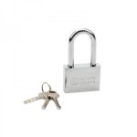 Замок навесной серия сталь 60 мм длинная дужка Четыре Сезона