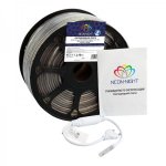 LED лента 220В, 10*7 мм, IP67, SMD 2835, 60 LED/m ТЕПЛО-БЕЛАЯ (3000 K), без устан.набора в комплекте