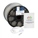 LED лента 220В, 13*8 мм, IP67, SMD 5050, 60 LED/m СИНЯЯ, без устан.набора в комплекте