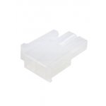 39012020, корпус вилки кабельной без контактов 2х1 с защелкой белый ответная часть 39012021