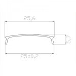 Рассеиватель для профиля матовый 28 REXANT, 2 метра