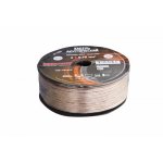 Кабель акустический REXANT 2х0,75 мм², прозрачный SILICON, бухта 100 м