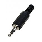 1-041 (NP-107), штекер аудио 3.5мм стерео пластик на кабель