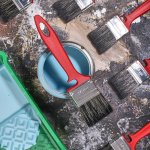 Кисть плоская «Водные краски» 50х12 REXANT