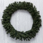 Еловый венок Ø 90 см, ПВХ