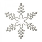 Фигура световая"Снежинка резная",  белая, LED, 45*38 см