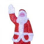 Акриловая светодиодная фигура "Санта Клаус" 210 см, 4400 светодиодов