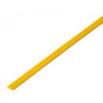 Термоусадка   3,5 / 1,75 мм, желтая (упак. 50 шт. по 1 м)  REXANT