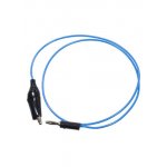 Провод ПВ-3 1,0 синий, банан+крокодил 0,7м