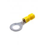 НКИ 6.0 8, наконечник кольцевой изолированный под винт М8 на провод 2.5-6.0мм2 (SG57616)