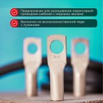 Наконечник ТМЛ 35–12–10 (35мм² - Ø12мм) ГОСТ 7386-80 (в упак. 50шт)  REXANT