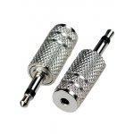 2-015, переходник 3.5мм штекер моно - 2.5мм гнездо моно металл