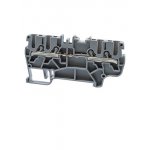 PYK2,5С (серый), 307389 Клеммник пруж. быстрозажимной (Push in), 4-х выводной, 2,5мм.кв.