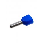 966144-8, наконечник на провод 2х2.5мм2 синий