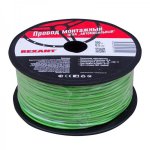 Провод ПГВА / ПВАМ 1 х 0.50мм², (бухта 100м), ЗЕЛЕНЫЙ  REXANT