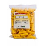 СОЕДИНИТЕЛЬНАЯ ГИЛЬЗА изолированная  L-26мм 4-6мм² (ГСИ 6.0 / ГСИ 4,0-6,0 / BV5.5) желтый  REXANT