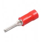 165143-0, PLASTI-GRIP0, клемма шпилька изолированная красная на провод 0.3-1.4мм2