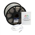 LED лента 220В, 13*8 мм, IP67, SMD 5050, 60 LED/m ЖЕЛТАЯ, без устан.набора в комплекте